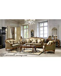 Curves & Carvings European Antique Baroque Sofa - C&C SOF0260