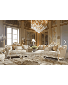 Curves & Carvings Vintage Antique Teak Wood Worli Sofa Set - C&C SOF0111